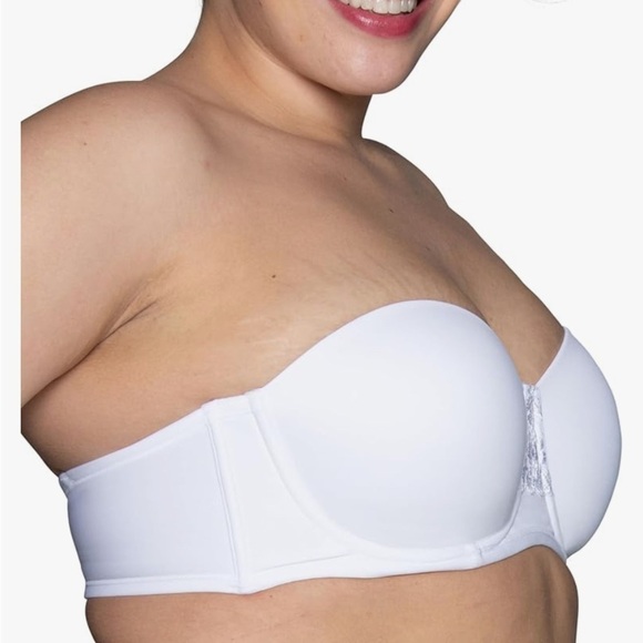NWT Beauty Back Smoothing Strapless Bra, 4-Way Stretch Fabric, Lightly Lined - Picture 2 of 9